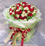 99 mix roses bouquet